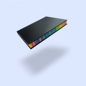 Caderno com Capa Dura e Lombada Capa Dura 10,5 x 14,5 cm    