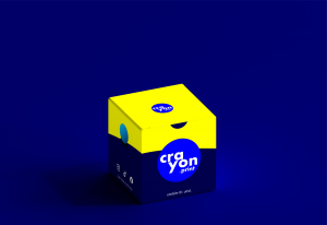 Embalagem Personalizada - Caixa Cubo 9,3 cm Papel cartão 9,3x9,3cm    