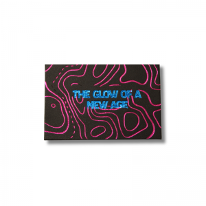 Etiqueta de Pu com Hot Stamping 2 Cores 3x4 PU Capadócia 3x4cm 2 cores  Hot Stamping 